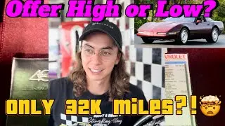 Live Negotiations: Customer Calls in to Sell 1993 40th Anniversary Corvette