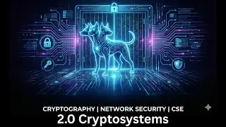 2.0 Cryptosystems | Cryptography and Network Security | Computer Science Engineering