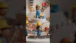 How Mini Clay Workers Power a Fan from the Inside!