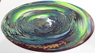 Straight Pour~Acrylic Paint Pouring Techniques~Fluid Art Tutorial~142