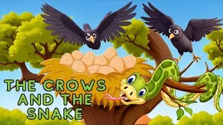 THE CROWS AND THE SNAKE| Bedtime Stories for Kids | Kids Learning Lessons | Moral Stories in English