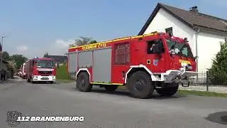 Festumzug der Feuerwehr Ortrand zum neuen Gerätehaus