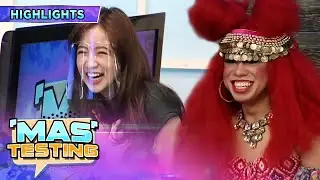 Ella gets startled by Genie-pon | It&rsquo;s Showtime Mas Testing