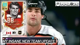 БЕЗУМНОЕ ОБНОВЛЕНИЕ НОВОЙ КОМАНДЫ! NHL 26 HUT