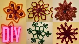 5 IDEAS 🎄DIY Christmas decorations 🎅 Pipe cleaner crafts
