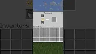 How To Get Smooth Stone With Smelting In Minecraft #Shorts