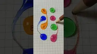 Lustige Farben Wassertropfen 🔵 #Spiele #Shorts