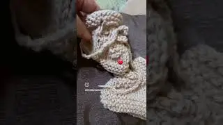 Sapatinhos de beb&ecirc;s,  tric&ocirc; confeccionado no fio Mollet