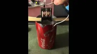 Coke cell with RF coil JT