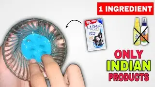 DIY 1 INGREDIENT CLINIC PLUS SHAMPOO SLIME😱| How to make slime in 1 minute with Indian products💯