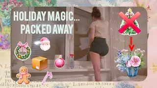 After Christmas clean-up 🎄 | tidying up and packing decorations
