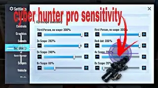 Cyber Hunter Best Sensitivity Zero(0) Recoil #VampyrX