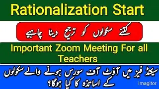 🚨Govt Teachers Rationalization 2025 | SST EST PST Posting Rules, Merit & Priority List