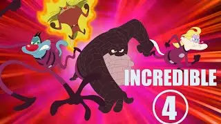 INCREDIBLE FOUR 💪 Oggy and the Cockroaches  - Full Episodes HD