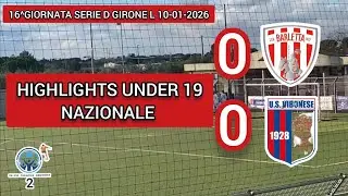 HIGHLIGHTS UNDER 19 BARLETTA 0|0 VIBONESE 10-01-2026 🎙FABIO CRUDELE