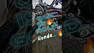 Old is Gold🔥&hearts;️ Honda #shorts #ytshorts #viral #bike #minivlog #khalidalsindhi