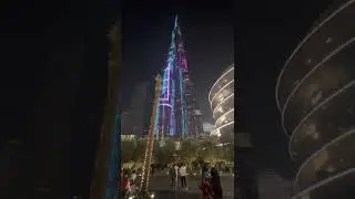 Halloween music at Burj Khalifa #dubailife #dubailife #foryou #futuremuseum #uae #halloween