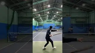 indoor tennis🎾🎾 #wilsontennis #tennisplayer #tennislife #ellesse #rogerfederer #forehandtennis