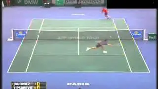 Jerzy Janowicz Thrashes JAnko Tipsarevic- ATP Masters Cup Paris 2012