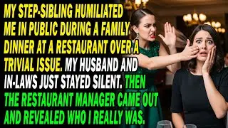My Stepsister Slapped Me At Restaurant My Husband Defended Her. It Turns Out They Both Have A Secret