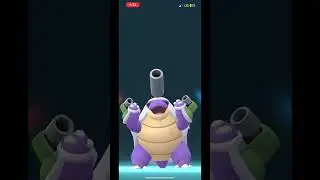 Mega Evolving Shiny Blastoise#pokemongo#megablastoise#michael