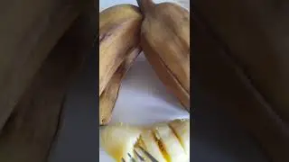 Asmr#boil saba cutting#rich potassium saba fruits#satisfying sound #trending#natural# viral#shorts