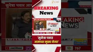Sunil Tatkare On Sunetra Pawar | 'सुनेत्रा पवार आमच्या मुख्य नेत्या' तटकरेंचं वक्तव्य