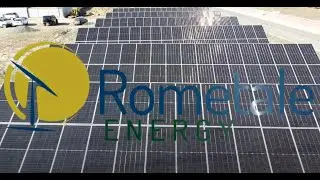 [Rometale Energy] Montaj structura fotovoltaica la sol pe 2 stalpi prin vibrointepare, Bucuresti