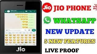 Jio Phone Me Whatsapp New Update | All New Fixtures | Jio Phone New Update Today | Jio Phone Update