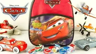 Disney Pixar Cars Lunch Bag Sac à gouter Surprise français 4k Flash McQueen Jouet Toy Unboxing