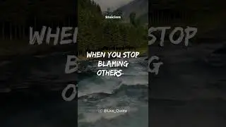When you stop blaming others... #shorts #stoicism #motivation #wisdomforimprovement #quotes