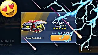 FINALLY! I PURCHASED LEGENDARY WEAPON POD GUN TEN 😈😍 UNLOCK VIDEO|| MECH ARENA||