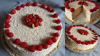 Nougat Glacé facile/كلاس نوكا بمذاق خطير بمكونات بسيطة وسهل ضروري تجربوه في الصيف