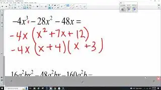 Lesson 71 - More Factoring and Subscripted Variables