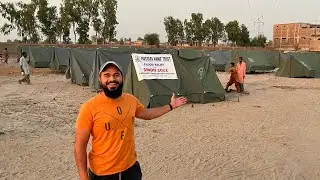 We made tent city for flood victims in qambar shahdadkot waarha | Mustafa hanif Trust