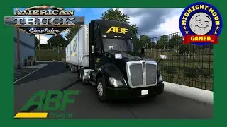 American Truck Simulator Mods | Real Companies | ATS | Kenworth | ABF Doubles Gameplay No Commentary