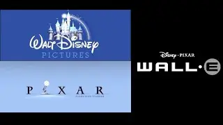 Walt Disney Pictures Pixar Animation Studio logo (2007-2008) Wall E Trailer