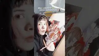 When creativity takes over and you lose track of time