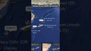 Iran Uses Shahed-129 Long-Endurance Drone to Monitor U.S. Aircraft Carrier