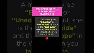 Your Mother Is Your Last Hope #quotes #mother #motivationalquotes #fypシ゚viral #shorts