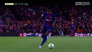 Ousmane Demb&eacute;l&eacute;'s debut assist  Barcelona