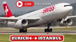 ZURICH TO ISTANBUL ON SWISS AIRLINE AIRBUS A330 | Infinite Flight | Flight simmer