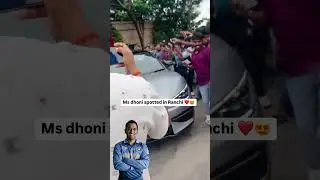 Ms dhoni spotted in Ranchi ❤️😍#msdhoni
