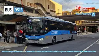 [Ligne 9513 Transdev Vexin] Crossway GNV n°257125 – Cergy Préfecture à Porte St-Germain #transdev 