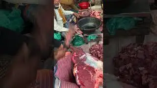 lovely caw meat cutting video 🍗