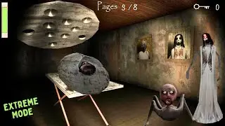 Slendrina Asylum Recreated PC (Extreme Mode, With Baby Spider, With Flashlight) - Full Gameplay 