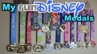 My runDisney Medals: Disneyland and Disney World Half Marathons & 10ks