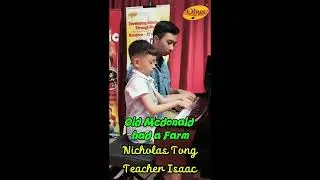 Old Mcdonal had a Farm performed by Nicholas and Teacher Isaac