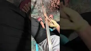 Clay Tempering a Katana Blade | Traditional Japanese Swordsmithing