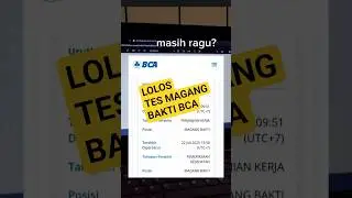 Kisi-kisi PSIKOTEST & INTERVIEW magang bakti BCA komen 
